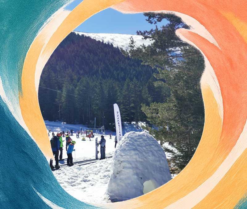 Malyovitsa is a small ski resort located close to Sofia, Bulgaria