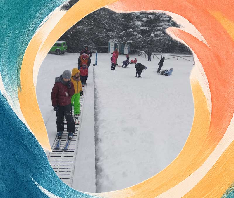 The Seven Rila Lakes ski zone offers chairlift and facilities for small children