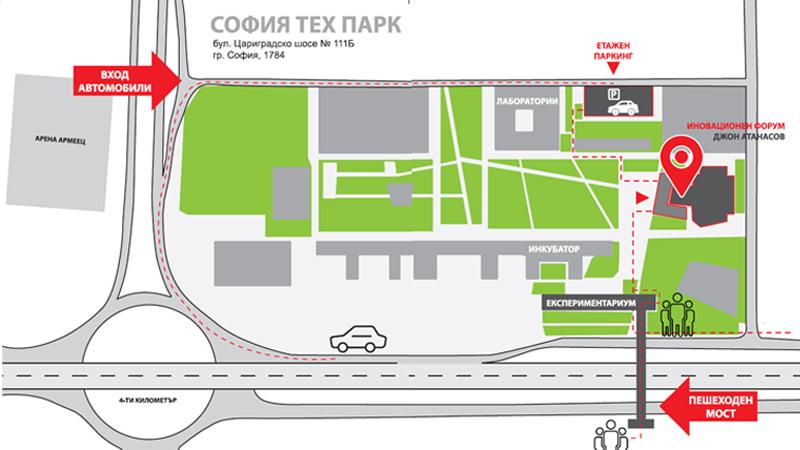 Sofia Tech Park is A modern tech hub nestled in a green park and home of Sofia Science Festival