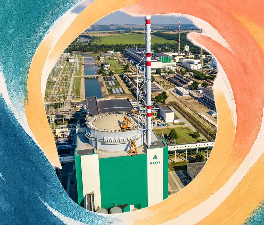An aerial view of the Kozloduy Nuclear Power Plant, a destination for a unique tours and visit.